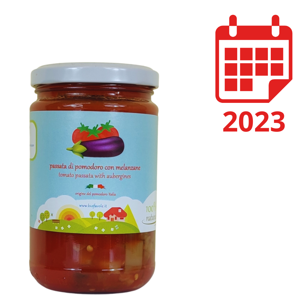 Passata di Pomodoro Bio con Melanzane - Ottobre 2023