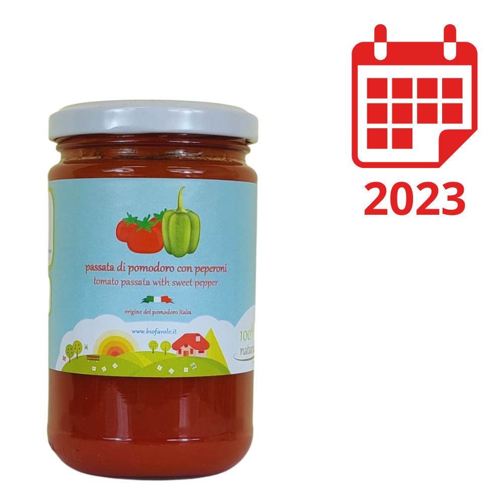 Passata di Pomodoro Bio con Peperoni - Ottobre 2023