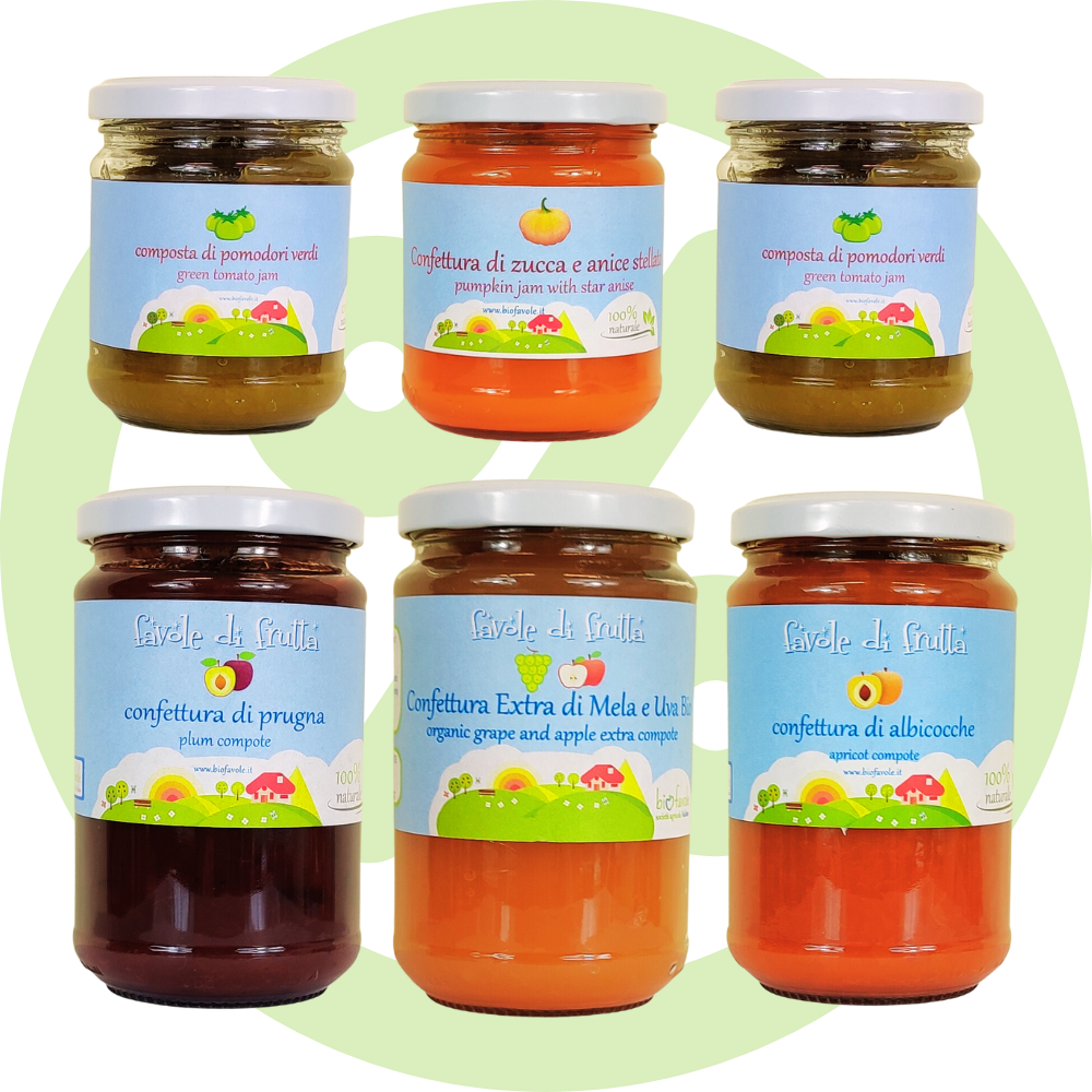 Bio-Marmeladen | Box mit 6 Packungen „MIX“