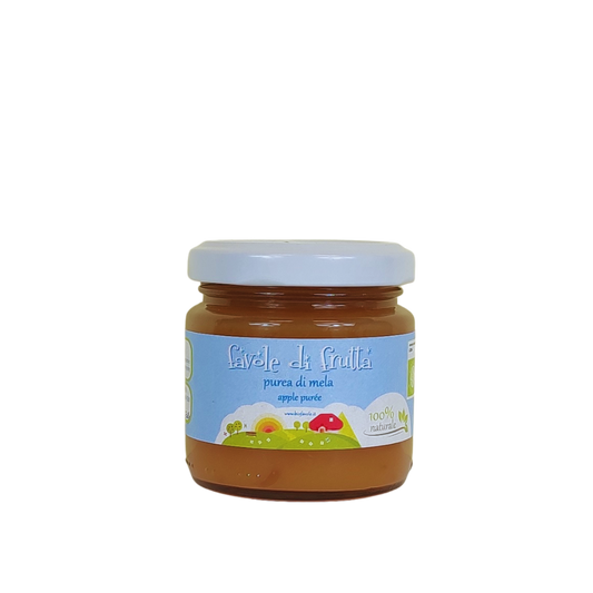 Homogenisierter Bio-Apfel