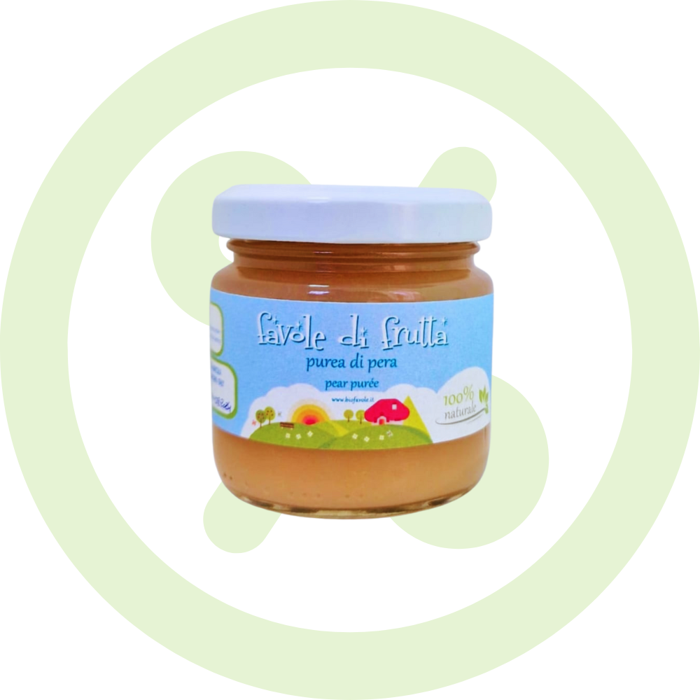 Organic pear homogenized | Box of 12 Packs