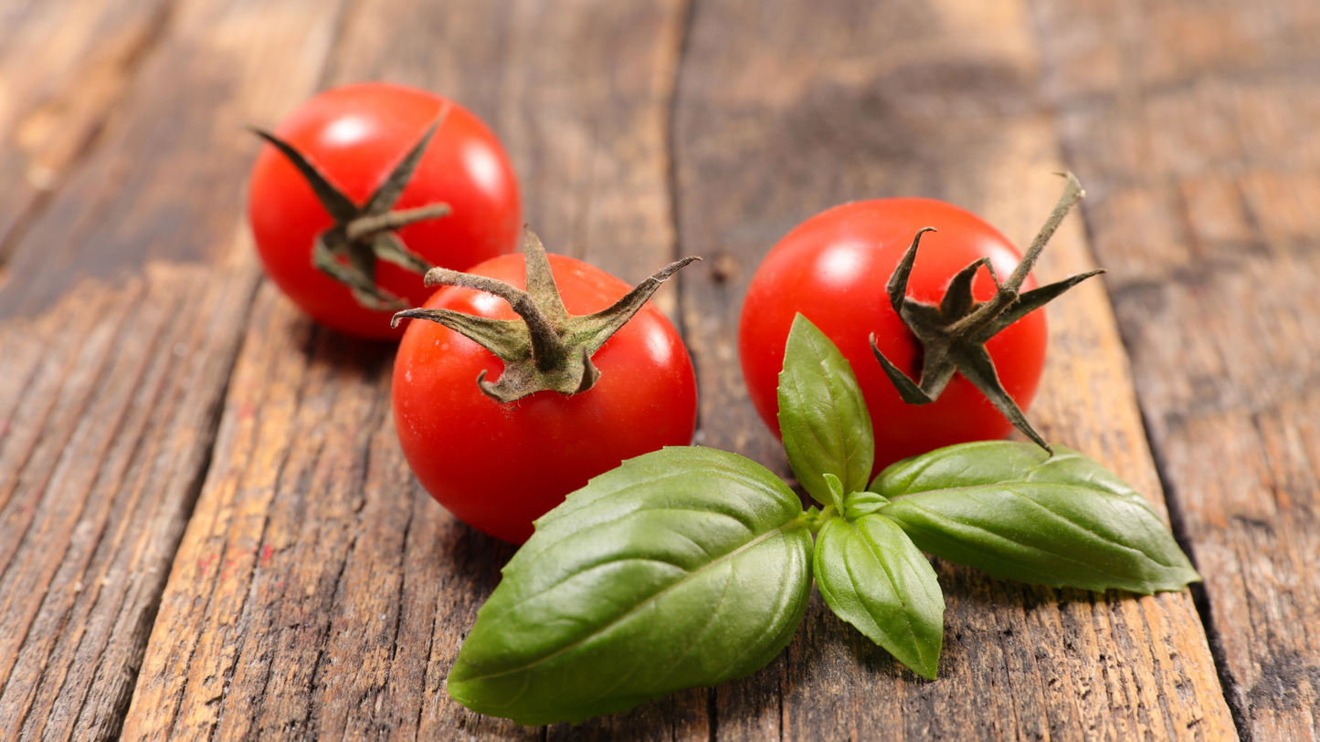 Tomato sauce with organic basil