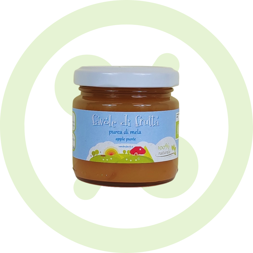 Homogenisierter Bio-Apfel | Karton mit 12 Packungen