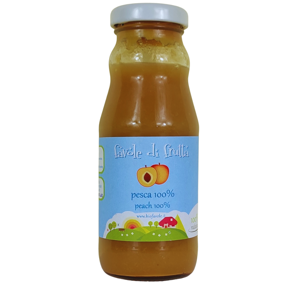 Organic peach juice