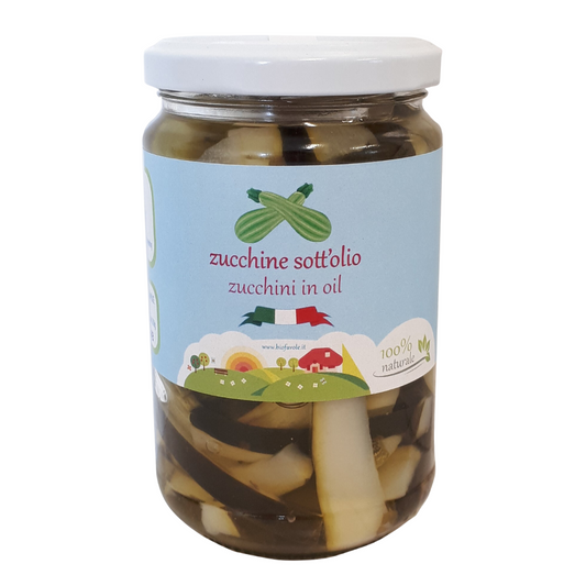 Bio-Zucchini in Öl 