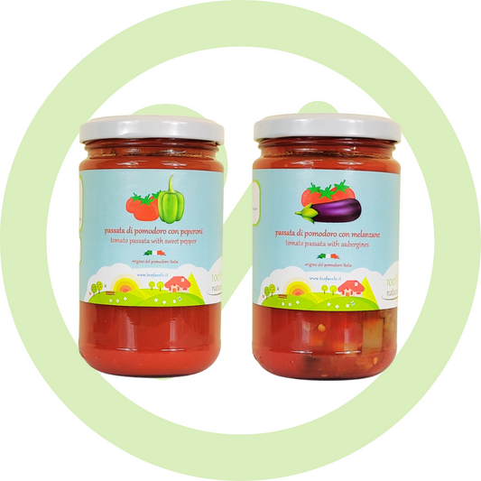 Organic tomato sauce with Vegetables | Box of 8 Packs