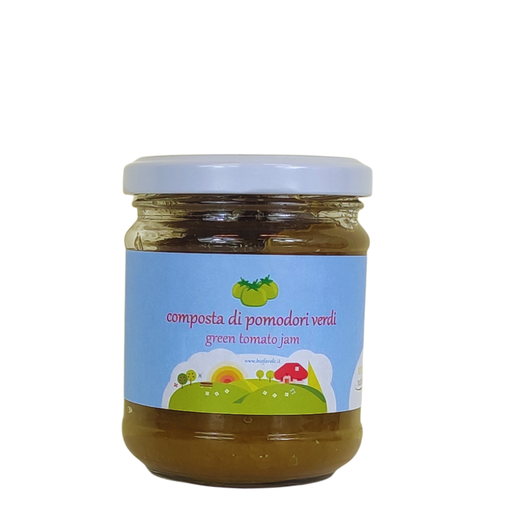 Kompott aus grünen Bio-Tomaten