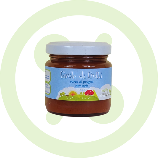 Purea di Prugna Bio | Box da 20 Confezioni